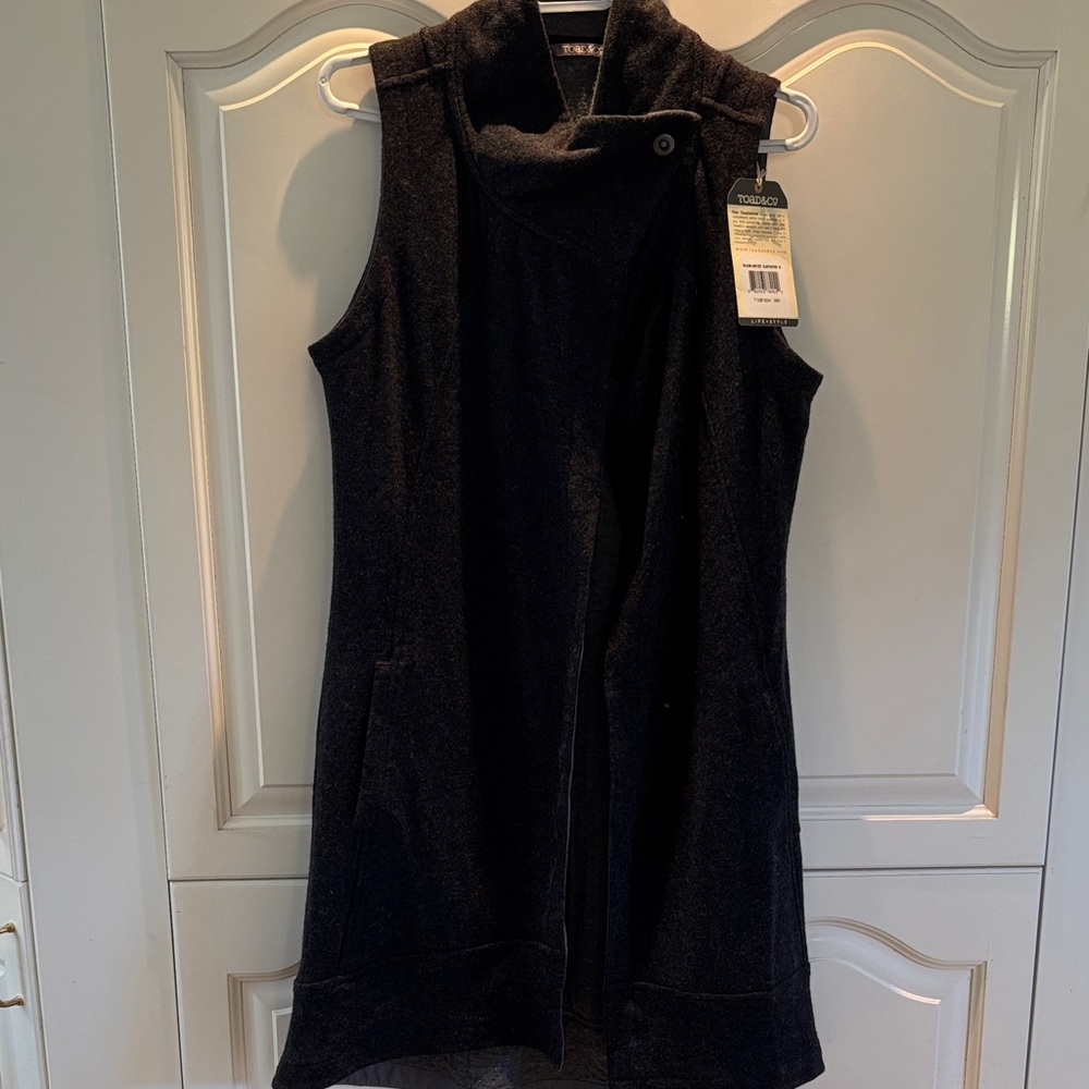 Toad&Co Elegant Black Sleeveless Dress